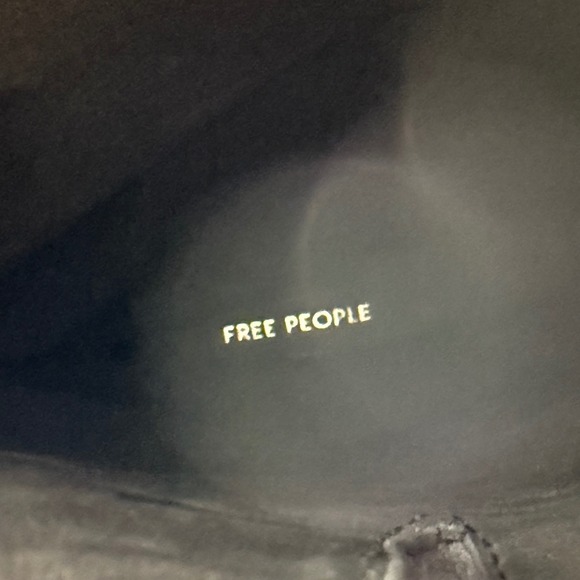 Free People NWOB Ride or Die Black Leather 2 Buckle Moto Engineer Boots sz 8.5 - Picture 8 of 11